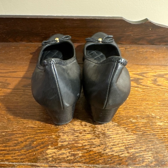 Cole Haan Black Leather Ballet Flats - Picture 3 of 4